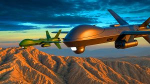 Illustration of L3Harris' Red Wolf and Green Wolf autonomous munitions, an artificial illustration.