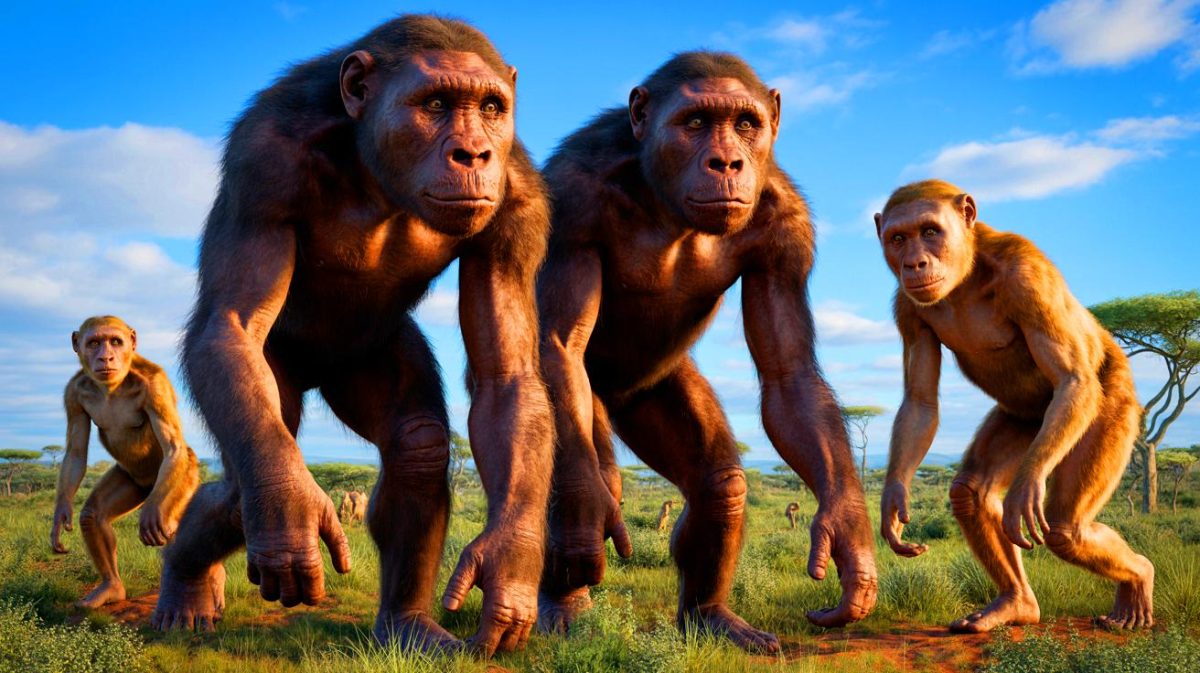 Shocking Fossil Study Reveals Ancestors’ Gender Divide: “Males and Females Lived in Drastically Different Bodies” and It Changes Everything Illustration of significant size differences between male and female australopithecines.
