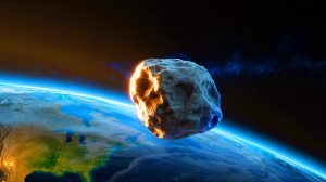 Illustration of 2025 PN7, a quasi-moon sharing Earth's solar orbit.