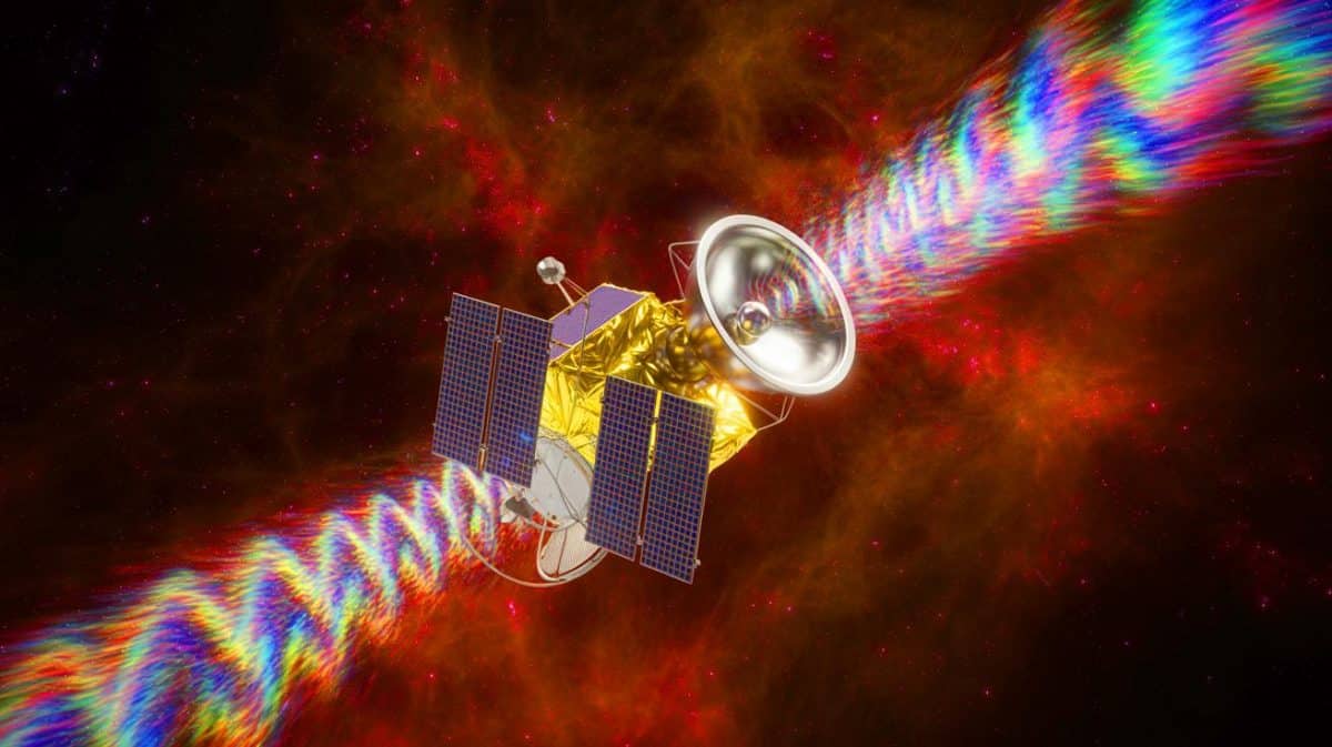 NASA Uncovers The Most Terrifying Satellite Mystery Ever: ‘Invisible Space Debris’ Threatens Global Communications Now Illustration of a satellite in orbit experiencing electron-induced discharges.